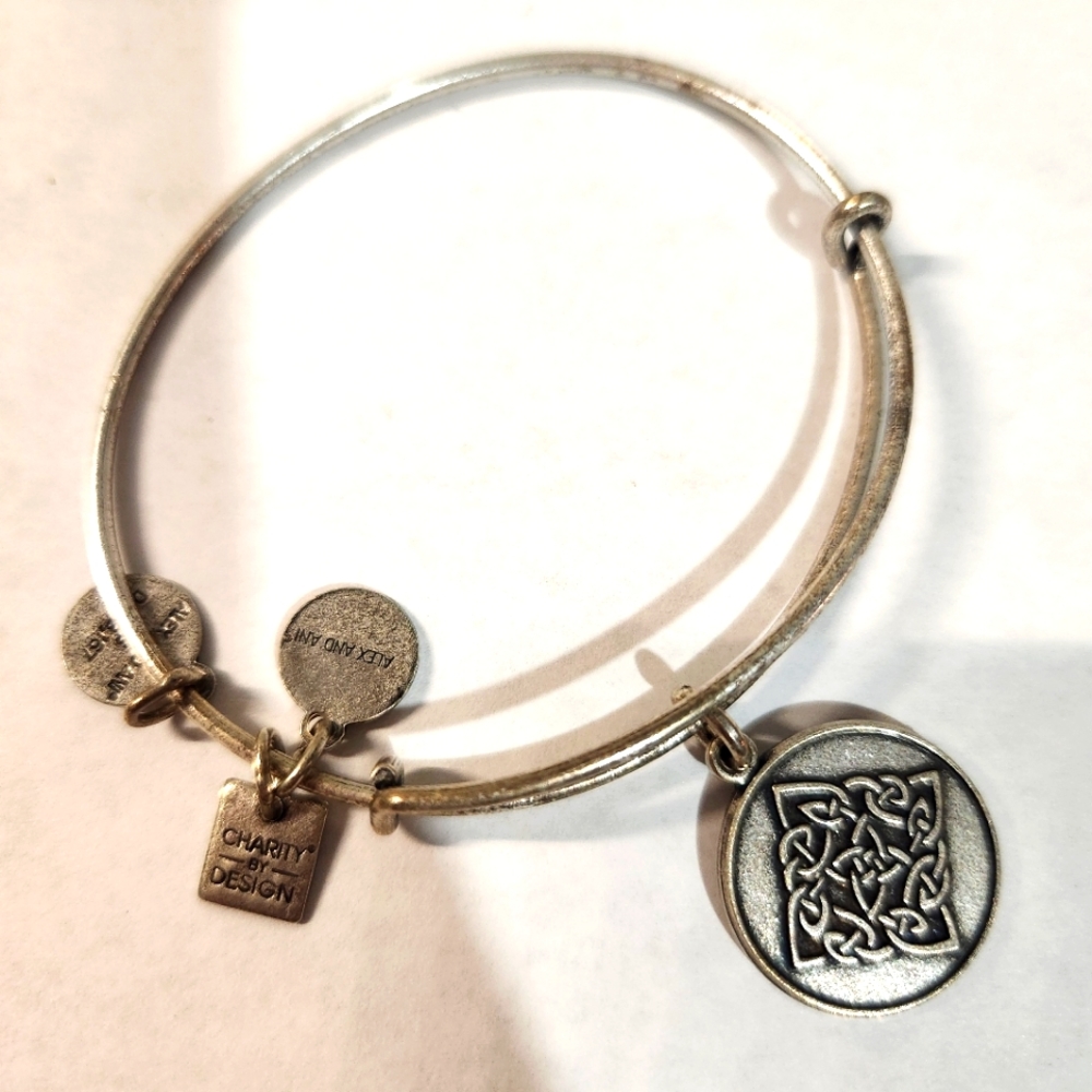 Irish knot Alex and Ani bangle bracelet